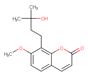 Osthol hydrate Chemical Structure