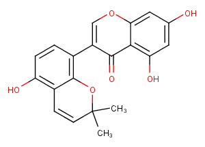Sophoraisoflavone A Chemical Structure