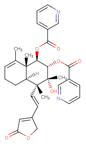 Scutebarbatine A Chemical Structure