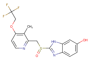 5-Hydroxylansoprazole Chemical Structure