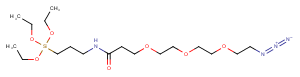 Azido-PEG3-amide-C3-triethoxysilane