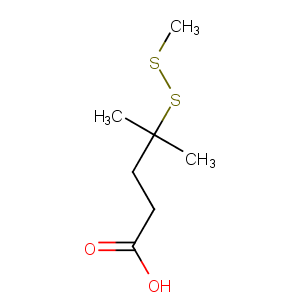 4-Methyl-4-(methyldisulfanyl)pentanoic acid