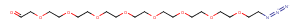 2353410-13-4 Ald-CH2-PEG8-azide Chemical Structure