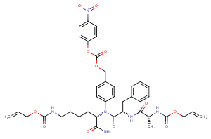 Aloc-D-Ala-Phe-Lys(Aloc)-PAB-PNP