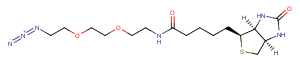 945633-30-7 Biotin-PEG2-CH2CH2N3 Chemical Structure