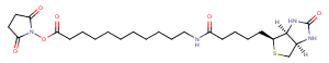 887628-40-2 Biotin-C10-NHS Ester Chemical Structure