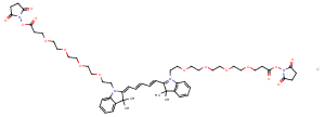 Bis-(N,N'-PEG4-NHS ester)-Cy5