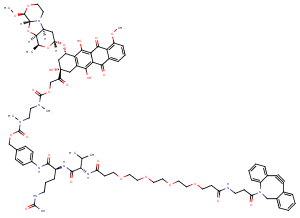 DBCO-PEG4-VC-PAB-DMEA-PNU