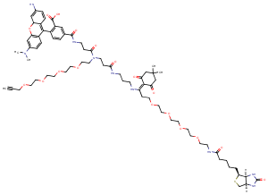 Dde Biotin-PEG4-TAMRA-PEG4 Alkyne