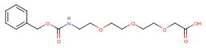 Cbz-NH-PEG3-CH2COOH Chemical Structure