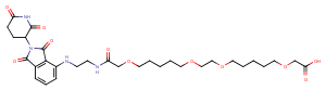 Pomalidomide-C2-amido-(C1-O-C5-O-C1)2-COOH