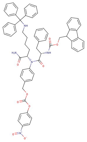 Fmoc-Phe-Lys(Trt)-PAB-PNP