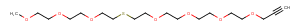 m-PEG3-S-PEG4-propargyl