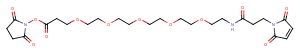 Mal-amido-PEG5-C2-​NHS ester