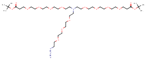 N-(Azido-PEG3)-N-bis(PEG4-Boc)