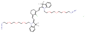 N,N'-bis-(azide-PEG3)-chlorocyclohexenyl Cy7