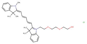 N-Methyl-N'-(hydroxy-PEG2)-Cy5