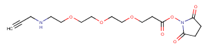 Propargyl-NH-PEG3-C2-NHS ester