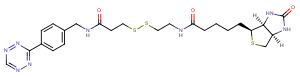 2123482-78-8 Tetrazine-SS-Biotin Chemical Structure