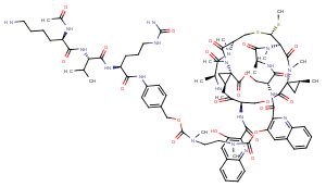 AcLysValCit-PABC-DMAE-SW-163D