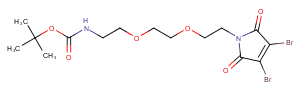 3,4-Dibromo-Mal-PEG2-N-Boc