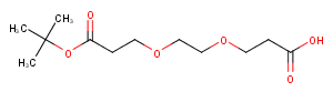 Acid-PEG2-C2-Boc