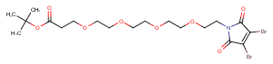 3,4-Dibromo-Mal-PEG4-Boc