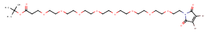 3,4-Dibromo-Mal-PEG8-Boc