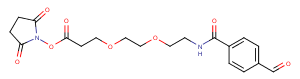 Ald-Ph-amido-PEG2-C2-NHS ester