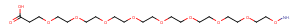 Aminooxy-PEG8-acid Chemical Structure