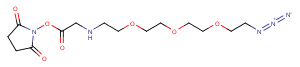 Azido-PEG3-aminoacetic acid-NHS ester