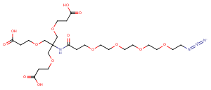 Azido-PEG4-amido-tri-(carboxyethoxymethyl)-methane