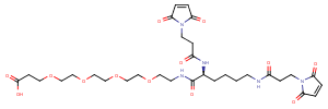 Bis-Mal-Lysine-PEG4-acid