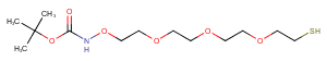 Boc-Aminooxy-PEG3-thiol