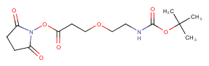 Boc-N-PEG1-C2-NHS ester