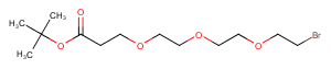 Br-PEG3-C2-Boc Chemical Structure