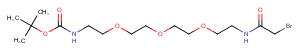 Bromoacetamido-PEG3-NH-Boc