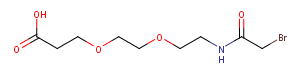 Bromoacetamido-PEG2-C2-acid