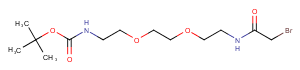 Bromoacetamido-C2-PEG2-NH-Boc