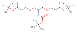 C-NH-Boc-C-Bis-(C-PEG1-Boc)
