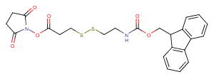 Fmoc-NH-ethyl-SS-propionic NHS ester