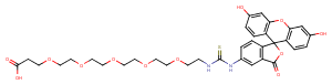 Fluorescein-PEG5-acid