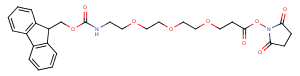 Fmoc-PEG3-C2-NHS ester