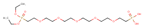 Diethoxy-phosphorylethyl-PEG5-ethylphosphonic acid