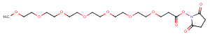 m-PEG7-NHS ester Chemical Structure