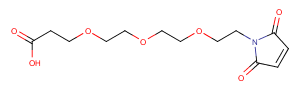 Maleimido-tri(ethylene glycol)-propionic acid
