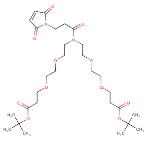 N-Mal-N-bis(PEG2-C2-Boc)