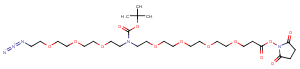N-(Azido-PEG4)-N-Boc-PEG4-NHS ester