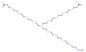 N-(Azido-PEG4)-N-bis(PEG4-acid)
