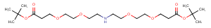 NH-bis(PEG2-C2-Boc)
